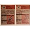 Image 2 : LOT OF 2 1953 TOPPS MLB STAR CARDS