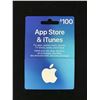 Image 1 : ITUNES AND APP STORE 100$ GIFT CARD
