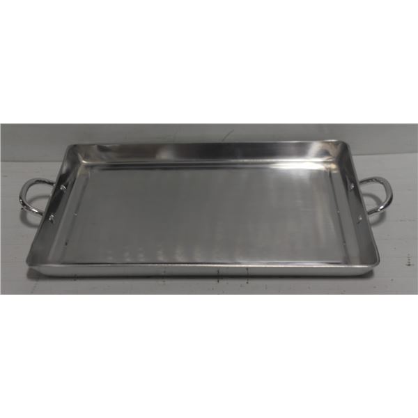 NEW HEAVY WEIGHT NON-STICK SILVERSTONE GRIDDLE