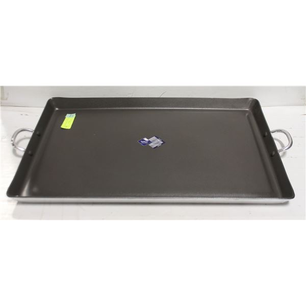 NEW HEAVY WEIGHT NON-STICK SILVERSTONE GRIDDLE