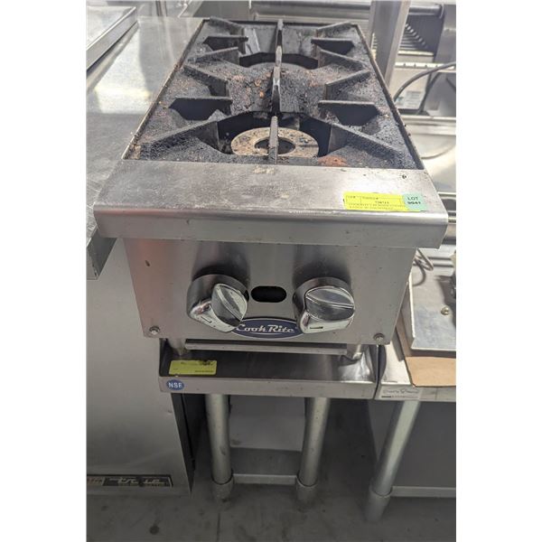BAILIFF SEIZED: COOKRITE 2 BURNER COUNTERTOP RANGE