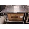 Image 1 : BAILIFF SEIZED: 48" X 30" X 34" S/S WORKTABLE W/