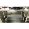 BAILIFF SEIZED: S/S 48" X 30" X 35" WORKTABLE W/