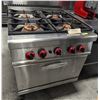 Image 1 : ST. STEEL 4 BURNER COMMERCIAL GAS (PROPANE) OVEN