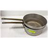Image 1 : LOT OF 2- 3.8QT SAUCE PANS