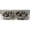 LOT OF 2 STAINLESS STEEL 6QT MIXING BOWLS