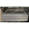 LOT OF 12 FULL SIZE ALUMINUM BUN PANS