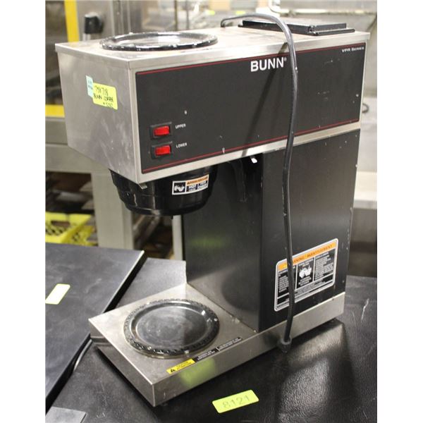 BUNN DOUBLE BREW COFFEE MACHINE VPR SERIES