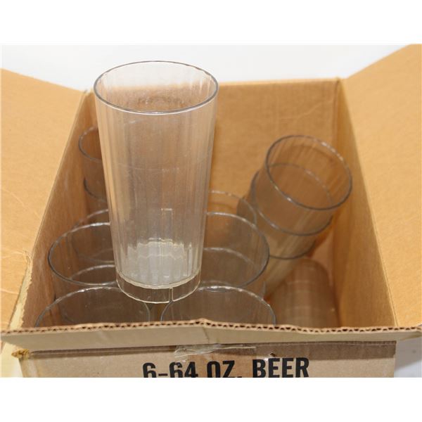 LOT OF 26 STACKABLE PLASTIC TUMBLERS