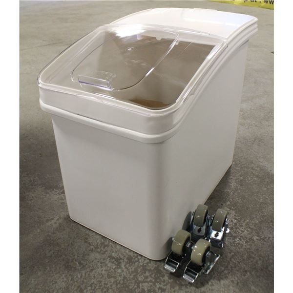 NEW 120L FOOD & INGREDIENT BIN ON CASTERS