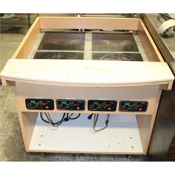 4 INDUCTION BURNER TABLE, SPRING USA MR. INDUCTION