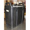 CAMBRO BLACK INSULATED FOOD CARRIER - UPRIGHT