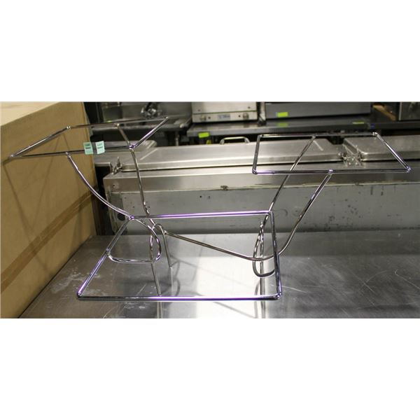 2 NEW CHROME 3 TIER- SQUARE DISH BUFFET SERVERS