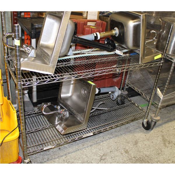 BAILIFF SEIZED: 2-TIER CHROME WIRE RACK