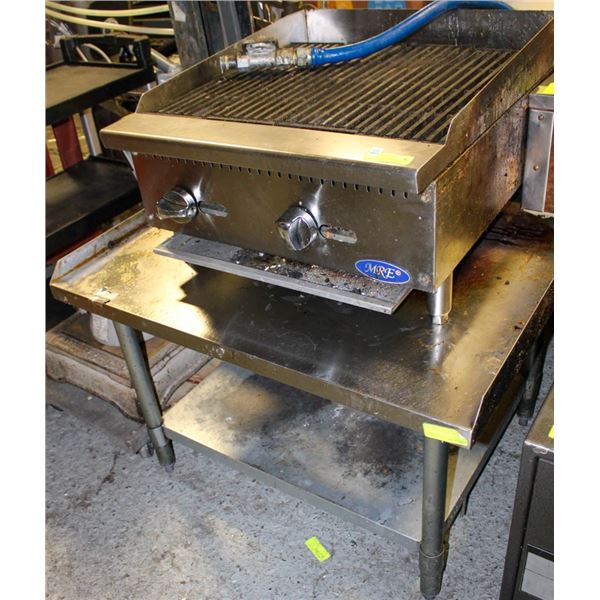 BAILIFF SEIZED: MRE 24" COUNTERTOP CHARBROILER.