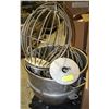 60QT MIXER BOWL W/ 2 WHISKS, PADDLE, DOUGH HOOK