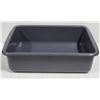 NEW GREY MEAT TOTE BOX / BUS PAN 20" X 15" X 5"