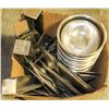 Image 1 : BOX OF VARIOUS ST STEEL ROUND INSERTS & STANDARD