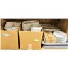 Image 1 : FULL SHELF FULL OF RESTARAUNT DISHWARE; PLATES,