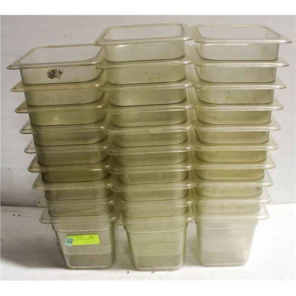 LOT OF 29- 6" PLASTIC INSERTS 7"X 6.5"