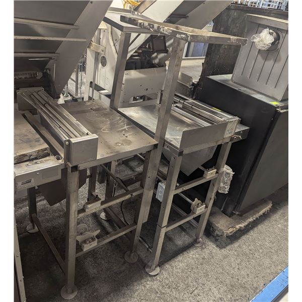 LOT OF 2 HEATSEAL TABLE SMI 31"W 34"D 55"H