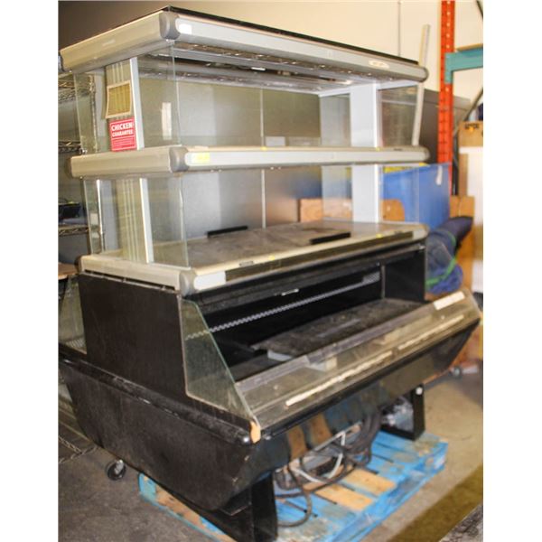 DOUBLE SIDED OPEN AIR WARMING/ SERVING DISPLAY
