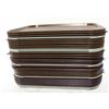 Image 1 : LOT OF 34 17.5" X 14" RECTANGULAR PLASTIC FOOD