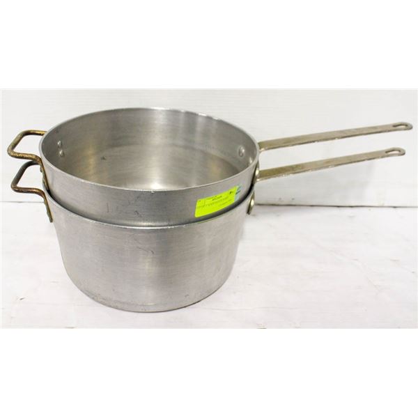 LOT OF 2- 8.5QT SAUCE PANS