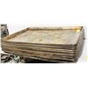 LOT OF 12- 18" X 26" ALUMINUM BUN PANS