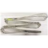 4 COMMERCIAL WHISKS
