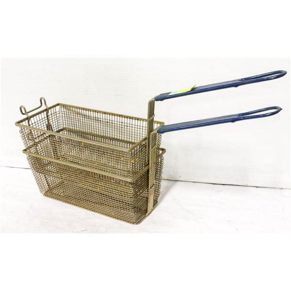 SET OF 2 DEEP FRYER BASKETS