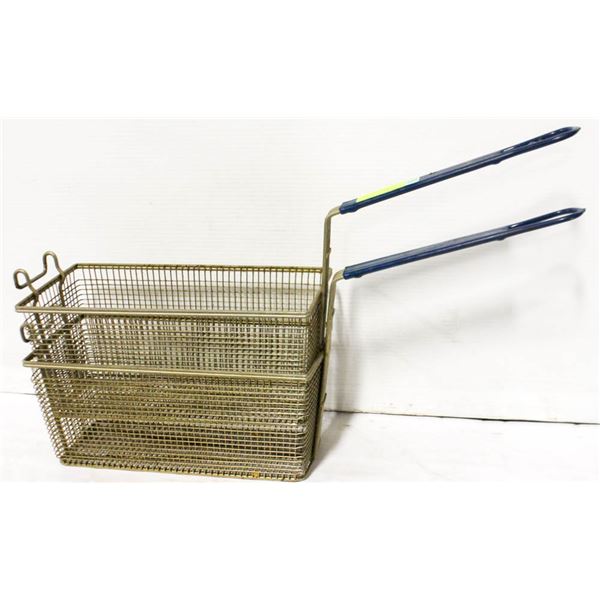 SET OF 2 DEEP FRYER BASKETS