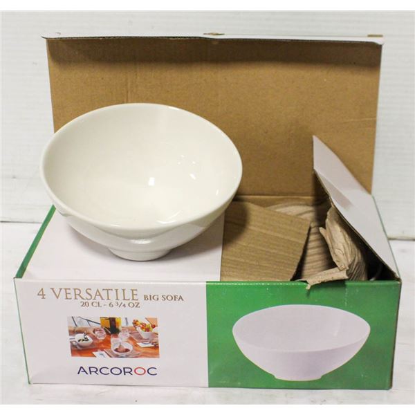 LOT OF 12 ARCOROC 6.75 OZ. VERSATILE DESSERT BOWLS