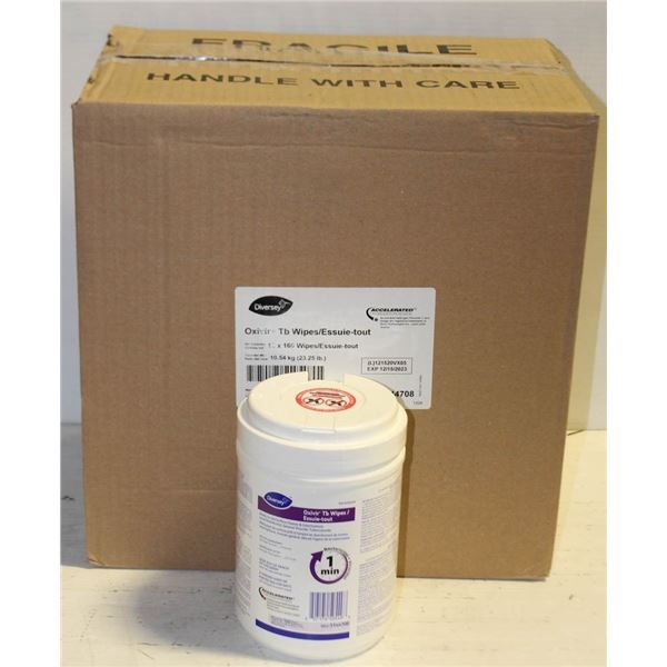 CASE OF DIVERSEY ANTISEPTIC WIPES  12X 160 WIPES