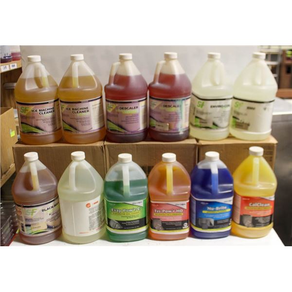 12 BOTTLES (4L) OF ASSORTED  ICEMACHINE, COIL,