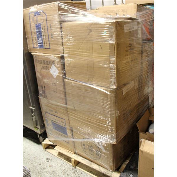 PALLET OF ASSORTED BRANDED TAKEOUT CUPS & LIDS