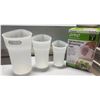 Image 9 : NEW 3PC HIGH HEAT SILICONE MEASURING CUPS BAKING