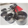 Image 5 : NEW ONEIDA STAINLESS STEEL MEASURE/MEASURING CUP S