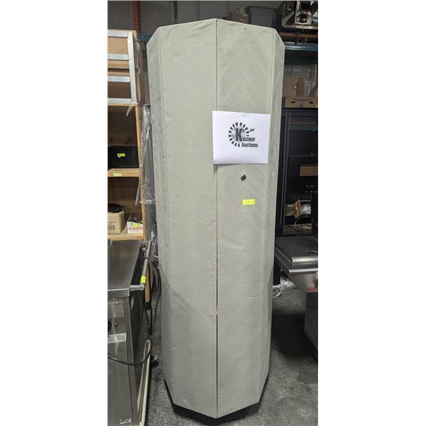 OCTAGON ROTATING VELCRO DISPLAY UNIT