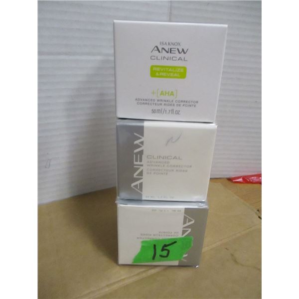 STORE CLOSE-OUT (AS IS):  AVON SKIN CREAM - 3 JARS