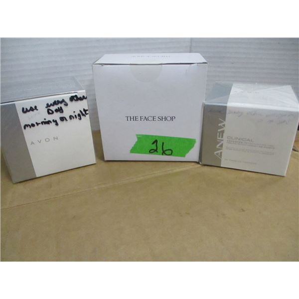 STORE CLOSE-OUT (AS IS):  CLEANSING PRODUCTS - 3 JARS