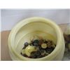 Image 2 : COLLECTABLE:  2 CONTAINERS OF BUTTONS