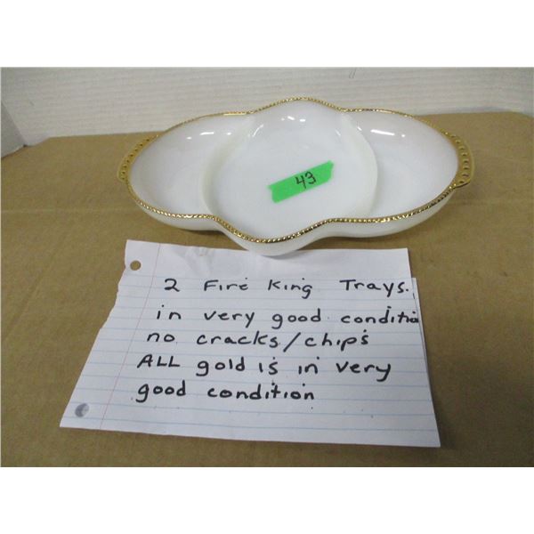 COLLECTABLE:  FIRE KING TRAY