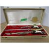 Image 1 : COLLECTABLE:  BONE HANDLE STYLE CARVING SET