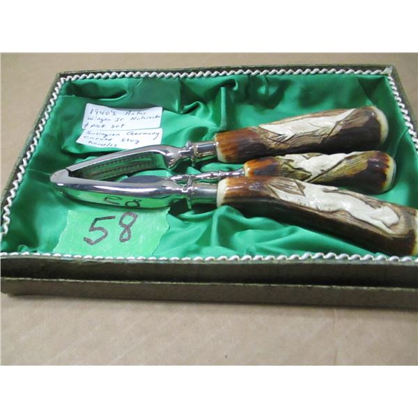 COLLECTABLE:  GERMAN MADE NUT PICK & CRACKING SET