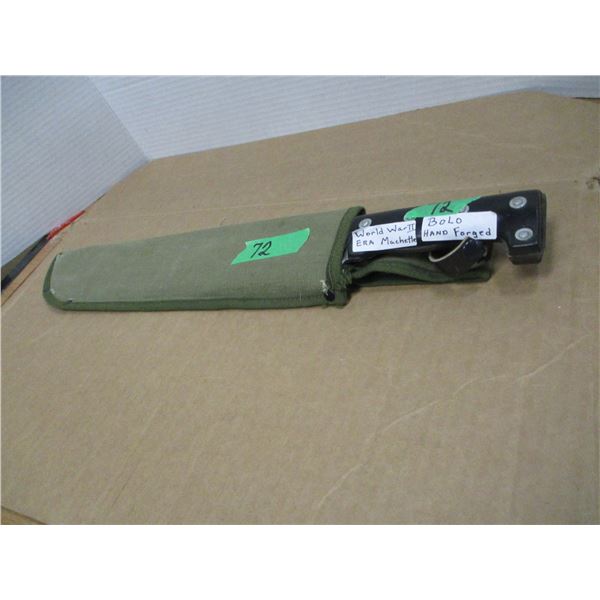 COLLECTABLE:  WORLD WAR II ERA MACHETTE