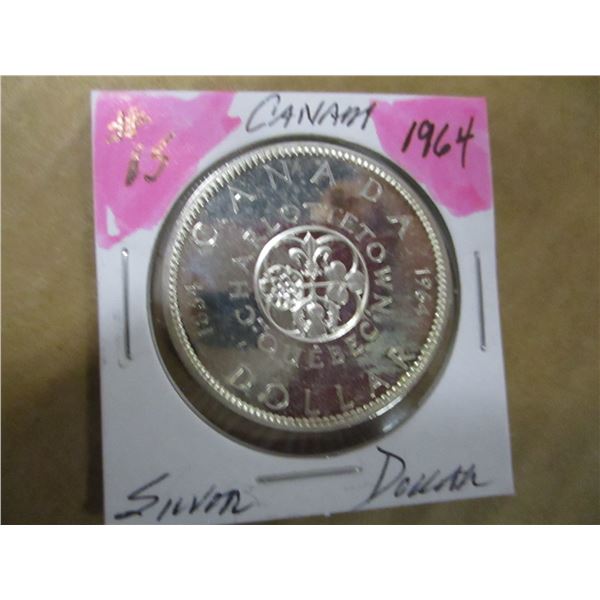 1964 CANADA SILVER DOLLAR