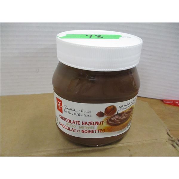 STORE CLOSE-OUT (AS IS):  CHOCOLATE HAZELNUT SPREAD - JAR