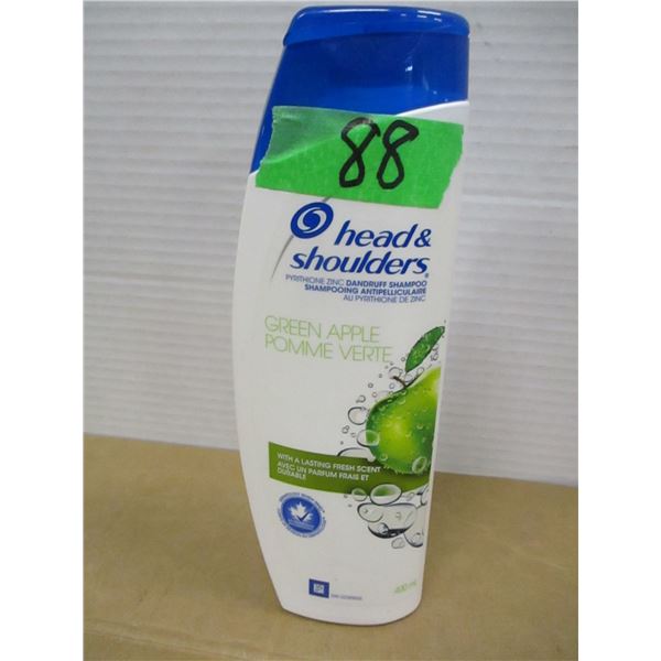 STORE CLOSE-OUT (AS IS):  HEAD & SHOULDERS GREEN APPLE SHAMPOO (400 ML)
