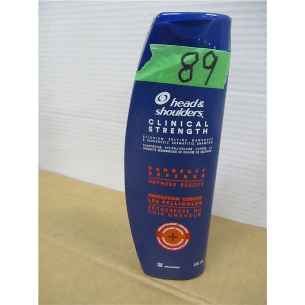 STORE CLOSE-OUT (AS IS):  HEAD AND SHOULDERS DANDRUF SHAMPOO (400  ML)